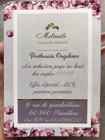 Melinails, Institut de Beauté à Prévillers