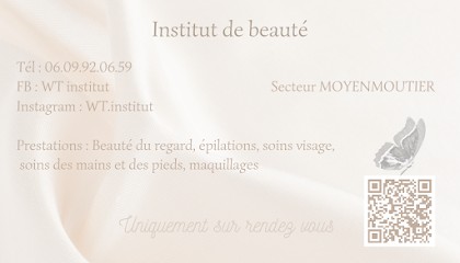 WT Institut, Institut de Beauté à Moyenmoutier