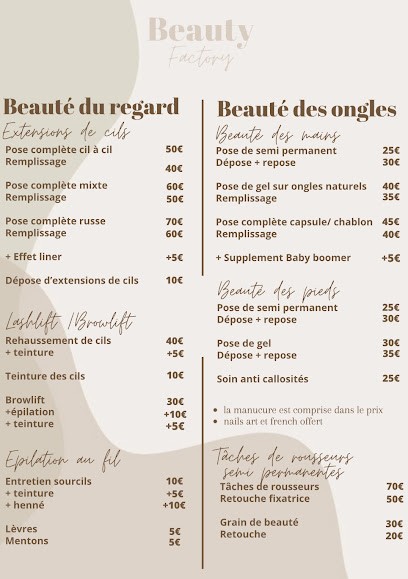 Beauty Factory By Agathe, Institut de Beauté à Villeneuve-Loubet