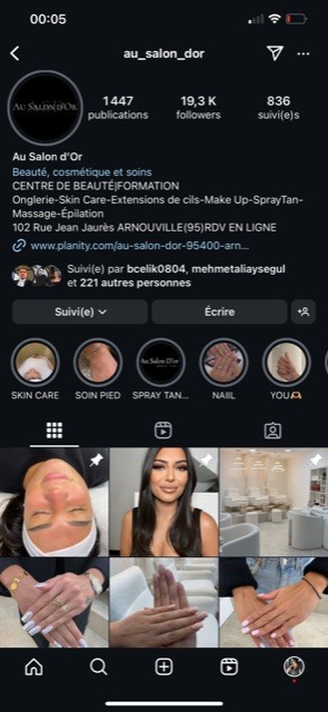 Au Salon D'or, Institut de Beauté à Arnouville