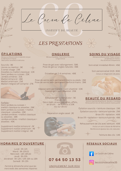 Le Cocon De Céline Institut De Beauté à Janzé