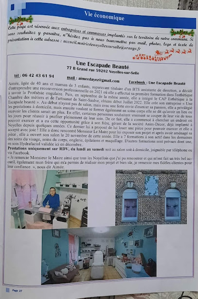 Une Escapade Beauté Esthéticienne à Noyelles-sur-Selle