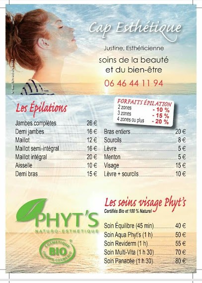 Cap Esthétique Justine Esthéticienne, Esthéticienne à L'Île-d'Olonne