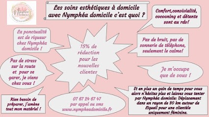 Esthetique Nymphéa domicile, Esthéticienne à Ciran