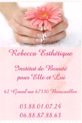 Rebecca Esthetique, Institut de Beauté à Bouxwiller