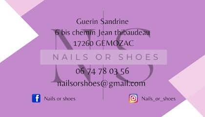Nails Or Shoes, Institut de Beauté à Gémozac