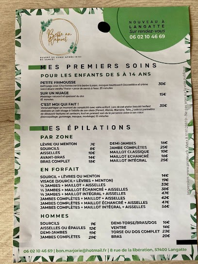 Belle Au Naturel Institut à Langatte, Institut de Beauté à Langatte