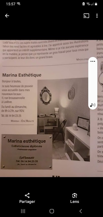 Epil'beauté Marina, Institut de Beauté à Lodève