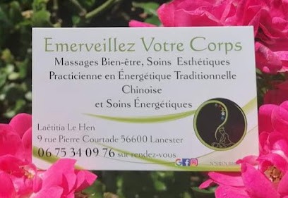 Emerveillez Votre Corps Institut De Beauté Lanester Homme /Femme Massages Bien-être, Soin énergétique, Institut de Beauté à Lanester