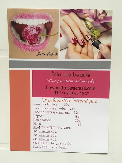 Institut de beauté prothésiste ongulaire blanchiment dentaire américain massage californien, Institut de Beauté à Chauny