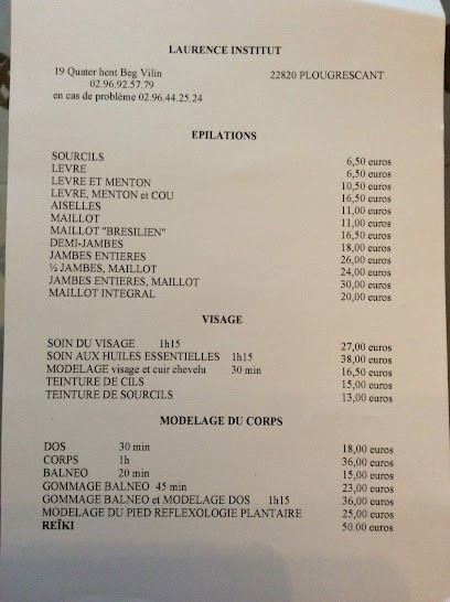 Laurence Institut, Institut de Beauté à Plougrescant
